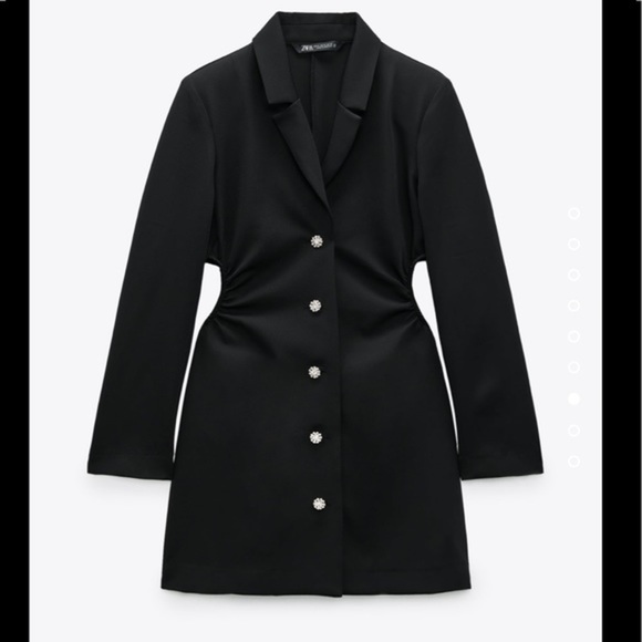 Zara cutout shirt style jumpsuit - Picture 6 of 9